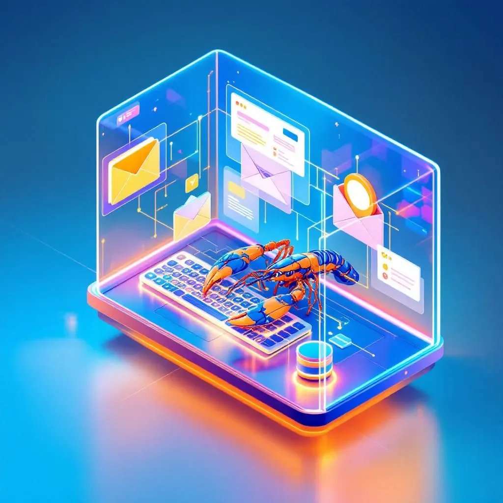 오픈클로 보안 위험 개념 이미지