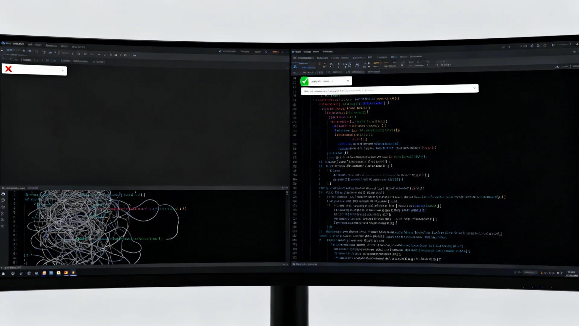 의도 기반 프롬프팅과 지시 기반 프롬프팅의 결과 차이를 보여주는 비교 화면